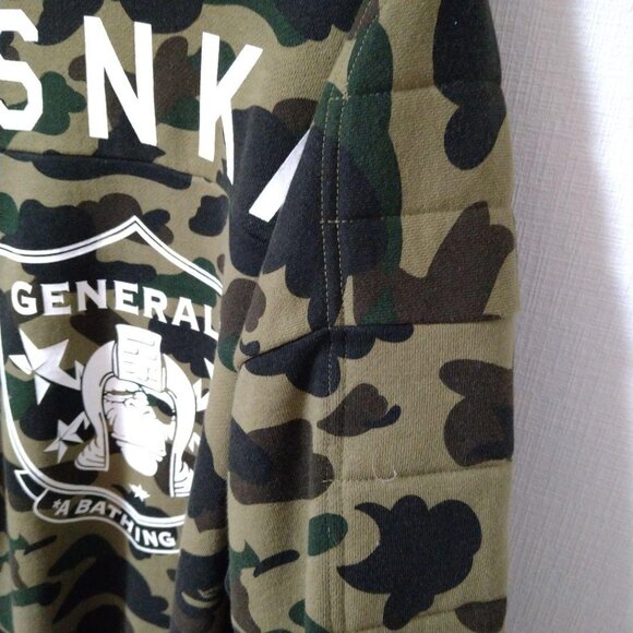 Vintage Bape Raiders General Football Rugby Padded Shoulder Raglan Sweatshirt - Picture 2 of 6